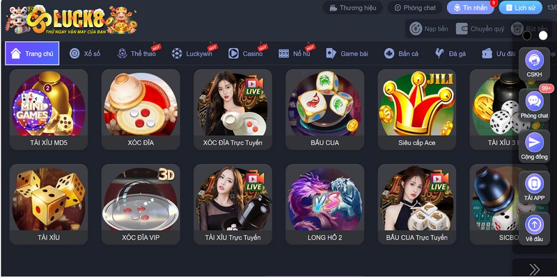 Trang web giả mạo LUCK8 khiến nhiều hội viên hiểu lầm