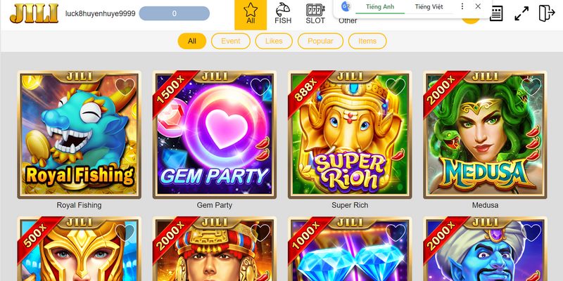 Sân chơi LUCK8 là điểm đến lý tưởng cho những ai đam mê bắn cá